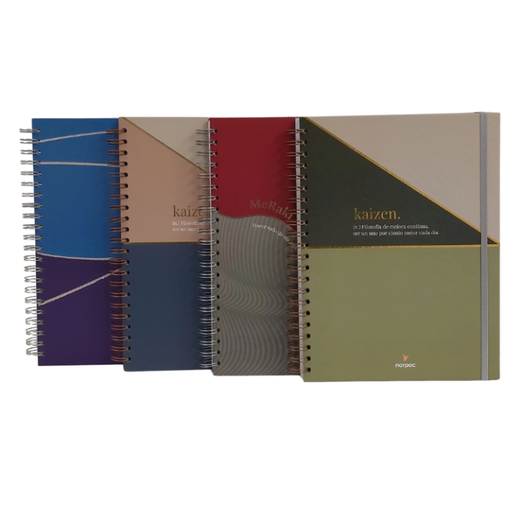 Cuaderno con Espiral Norpac Removible Clasica A4 Universitario 90 hojas Punto Guia y Lisos Art.C190MG